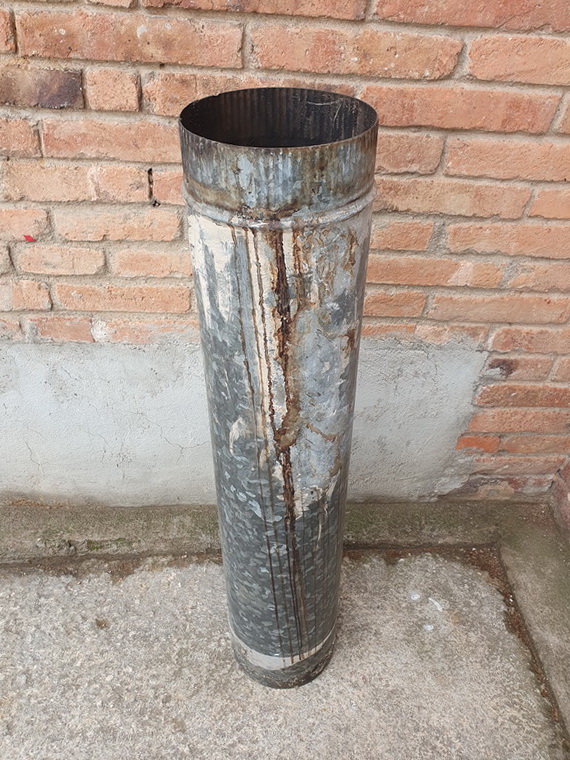 tuberia tubo chimenea zinc 101x20 1u
